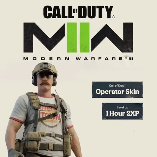 Call of Duty: Modern Warfare II & III - 1 Hour 2XP + Burger King Operator Skin CD Key